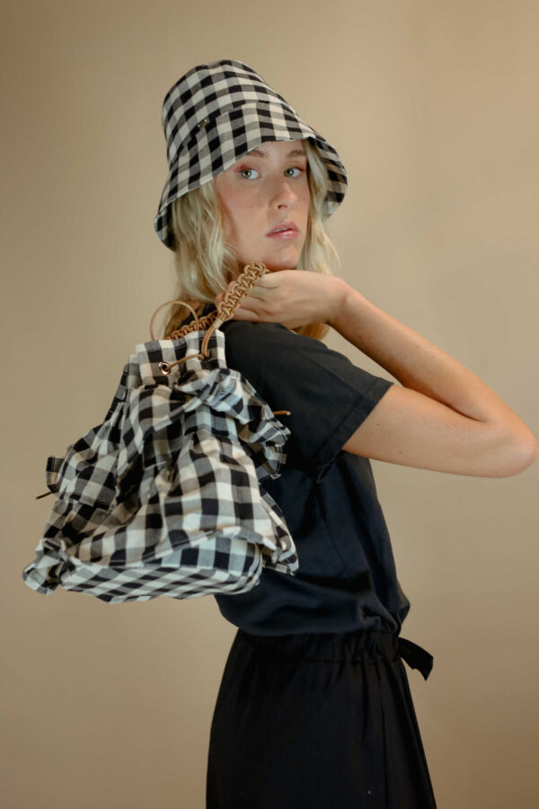Vichy flower bag