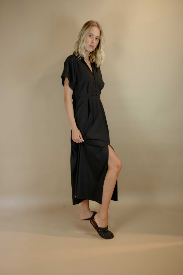 Poplin split dress