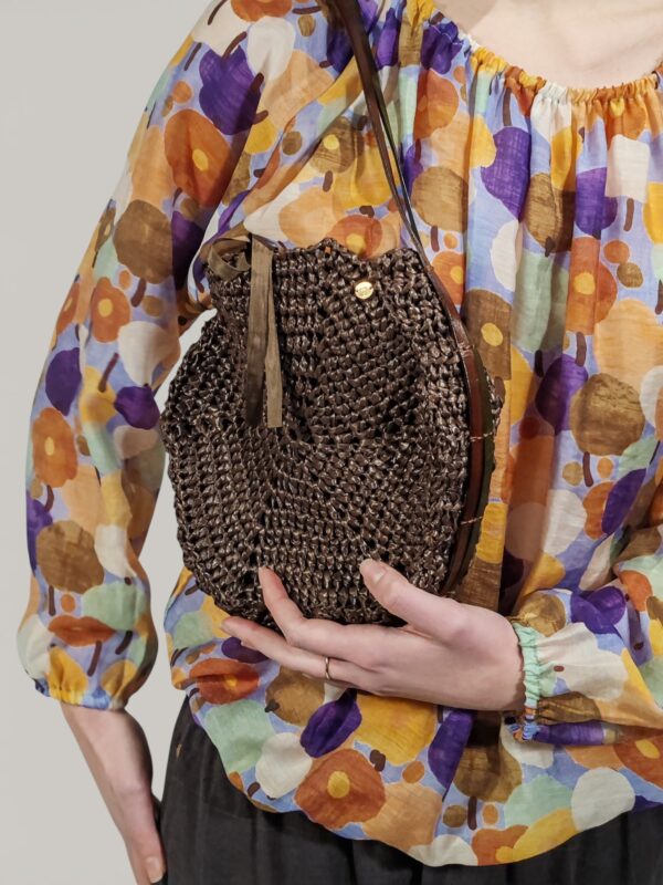 CIRCLE BAG MARRONE