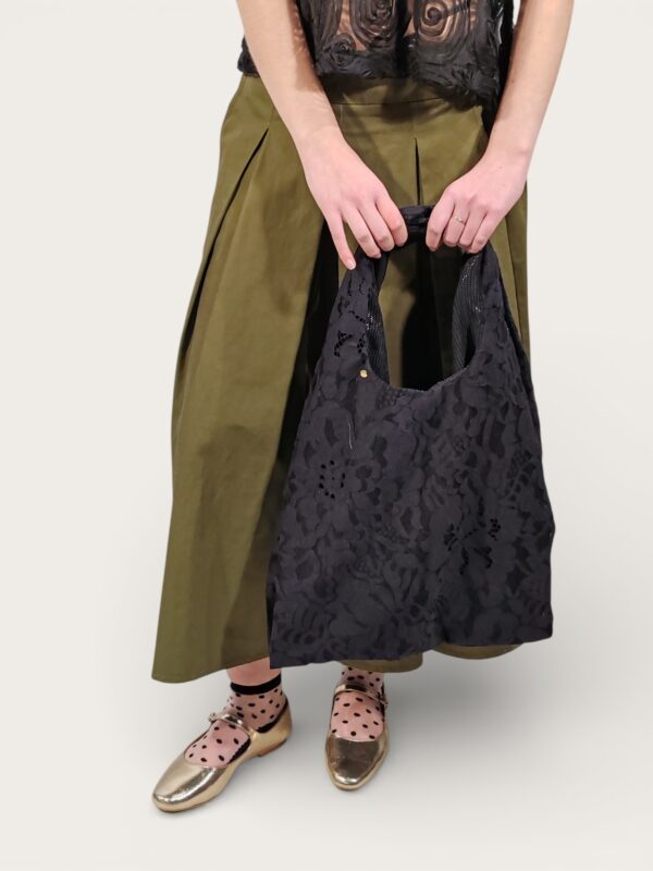 SHOPPER IN PIZZO NERO