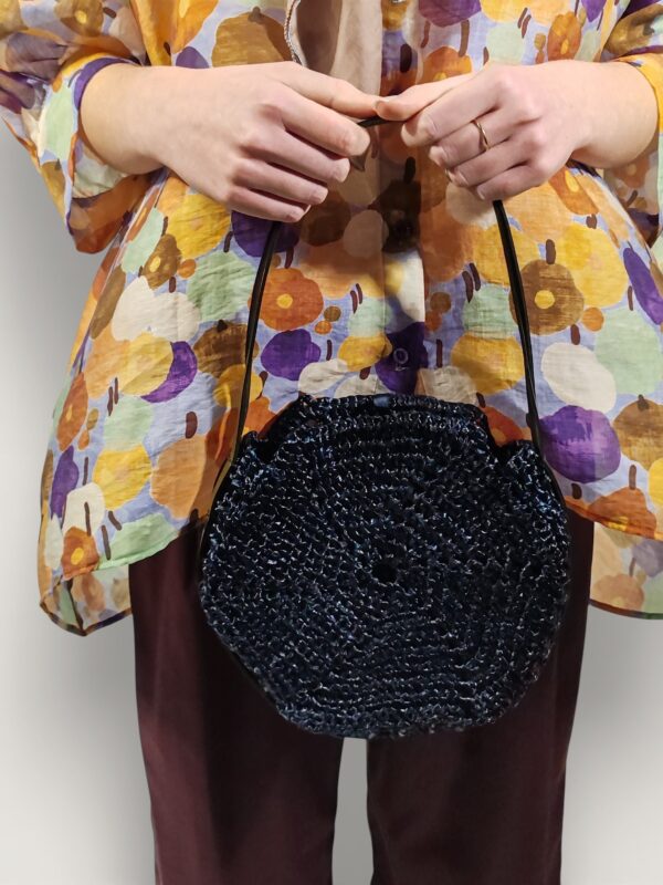 CIRCLE BAG BLU NOTTE