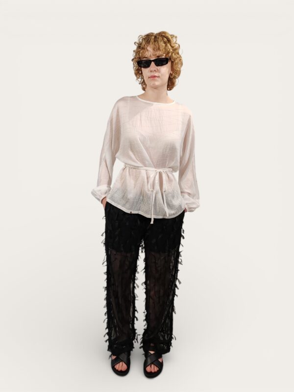 PANTALONE VOILE NERO