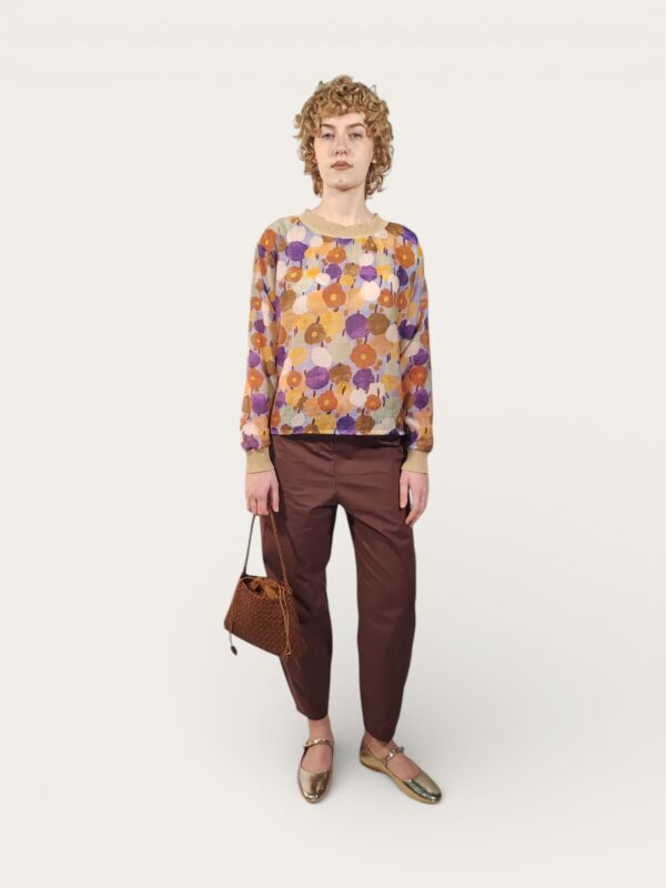 PANTALONE CARROT MOGANO