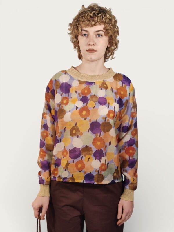 BLUSA SEMITRASPARENTE FANTASIA