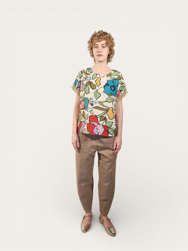 PANTALONE CARROT MARRONE