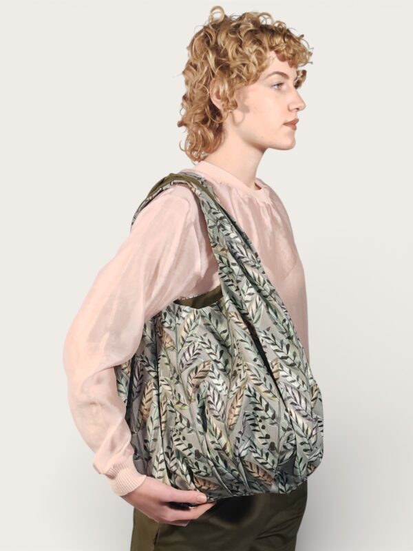 SHOPPER FIORI VERDI