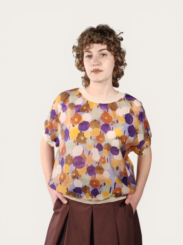 T-SHIRT SEMITRASPARENTE FANTASIA
